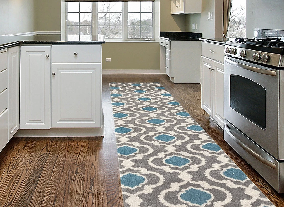 WRG All Area Rugs And Runners Trellis Grey Blue Indoor Area Rug 4 WRG All Area Rugs And Runners Trellis Grey Blue Indoor Area Rug