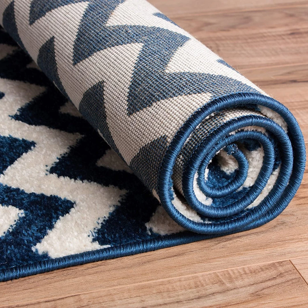 Well Woven All Area Rugs And Runners Sydney Eli Chevron Dark Blue Modern Area Rug 4 Well Woven All Area Rugs And Runners Sydney Eli Chevron Dark Blue Modern Area Rug