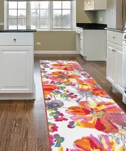 WRG All Area Rugs And Runners Vibrant Floral Area Rug Non-Slip/ No Skid 13 WRG All Area Rugs And Runners Vibrant Floral Area Rug Non-Slip/ No Skid