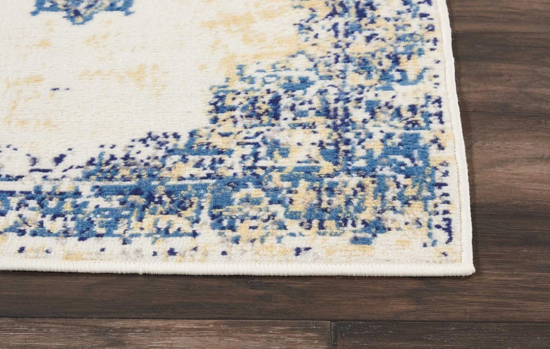 NOUR Navy Blue White Distressed Persian Area Rugs All Area Rugs And Runners 4 NOUR Navy Blue White Distressed Persian Area Rugs All Area Rugs And Runners