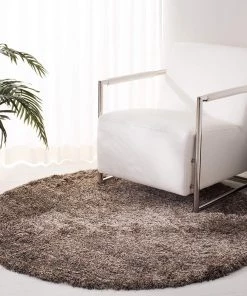 FAS Premium Handmade Silken Sable Brown Plush Shag Area Rug All Area Rugs And Runners