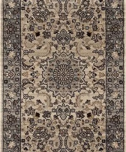 WRG Traditional Gray Medallion Area Rug