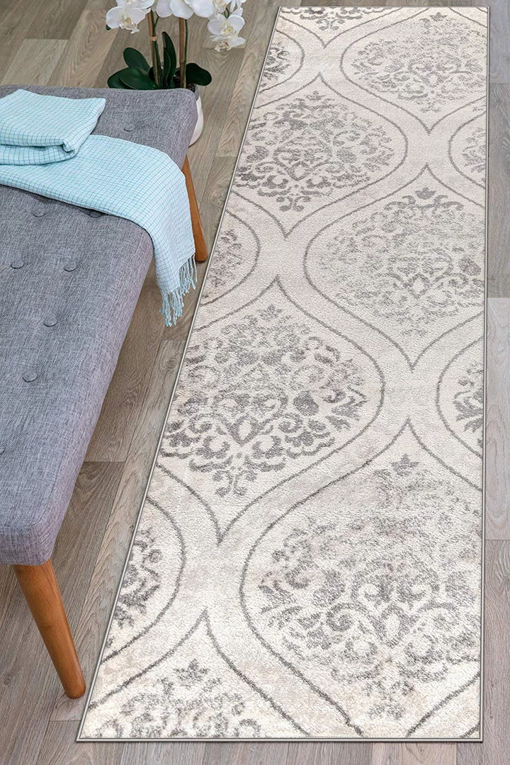 WRG Floral Damask Cream Gray Area Rug All Area Rugs And Runners 7 WRG Floral Damask Cream Gray Area Rug All Area Rugs And Runners