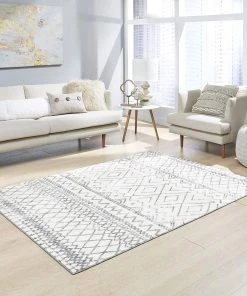 Modern Rugs And Decor All Area Rugs And Runners Maples Rugs Abstract Diamond Modern Distressed Neutral