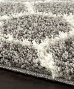 WRG Cozy Geometric Shag Gray Area Rug All Area Rugs And Runners 10 WRG Cozy Geometric Shag Gray Area Rug All Area Rugs And Runners