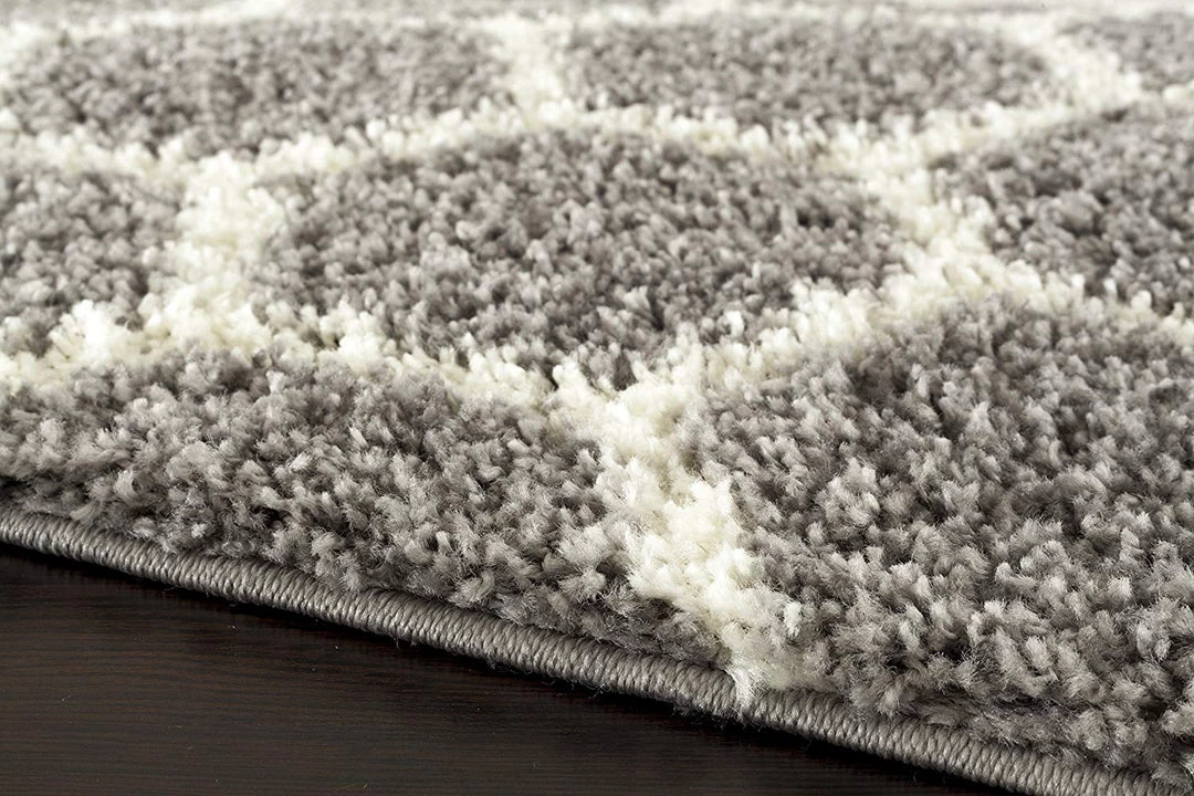 WRG Cozy Geometric Shag Gray Area Rug All Area Rugs And Runners 3 WRG Cozy Geometric Shag Gray Area Rug All Area Rugs And Runners