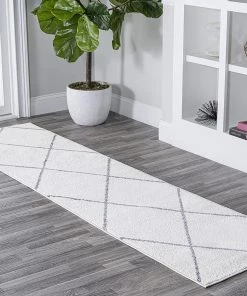 JONATHAN Y Minimalist Diamond Trellis Soft Area Rug Bedroom Kitchen Multi/White All Area Rugs And Runners 67 JONATHAN Y Minimalist Diamond Trellis Soft Area Rug Bedroom Kitchen Multi/White All Area Rugs And Runners