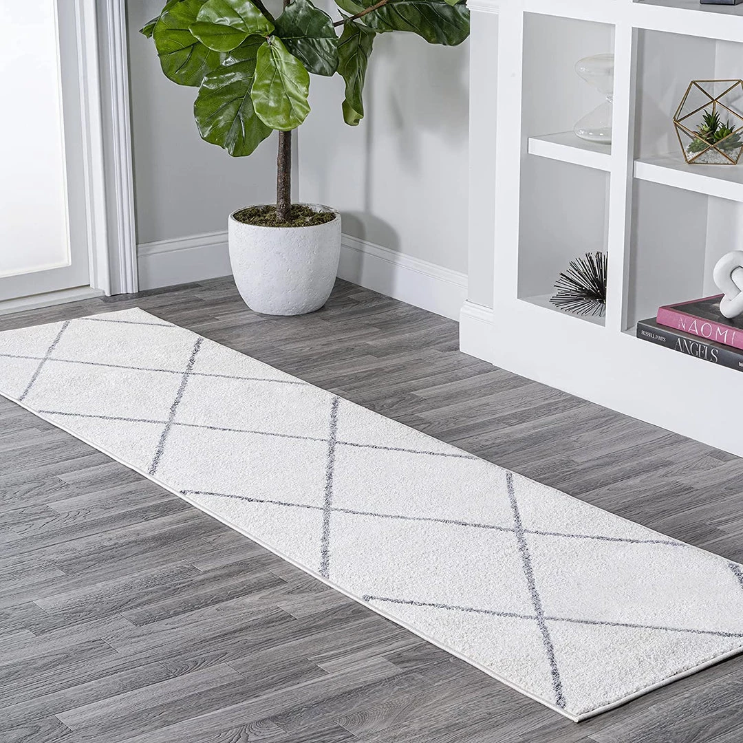 JONATHAN Y Minimalist Diamond Trellis Soft Area Rug Bedroom Kitchen Multi/White All Area Rugs And Runners 33 JONATHAN Y Minimalist Diamond Trellis Soft Area Rug Bedroom Kitchen Multi/White All Area Rugs And Runners
