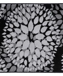 WRG All Area Rugs And Runners Floral Grey Black Area Rugs