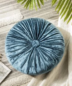 Modern Rugs And Decor Bedding Round Throw Pillow Handcrafted Pumpkin Velvet Floor Pillow Couch Bed And Chair