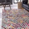 Unique Loom All Area Rugs And Runners Chromatic Collection Modern Geometric Abstract Colorful Multi Area Rug