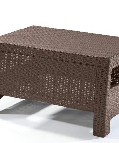 Modern Rugs And Decor All Weather Indoor Outdoor Patio Coffee Table Furniture