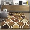 SUP Modern Geometric Trellis Brown Soft Area Rug All Area Rugs And Runners