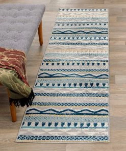 WRG All Area Rugs And Runners Contemporary Bohemian Blue Gray Ivory Area Rug 12 WRG All Area Rugs And Runners Contemporary Bohemian Blue Gray Ivory Area Rug