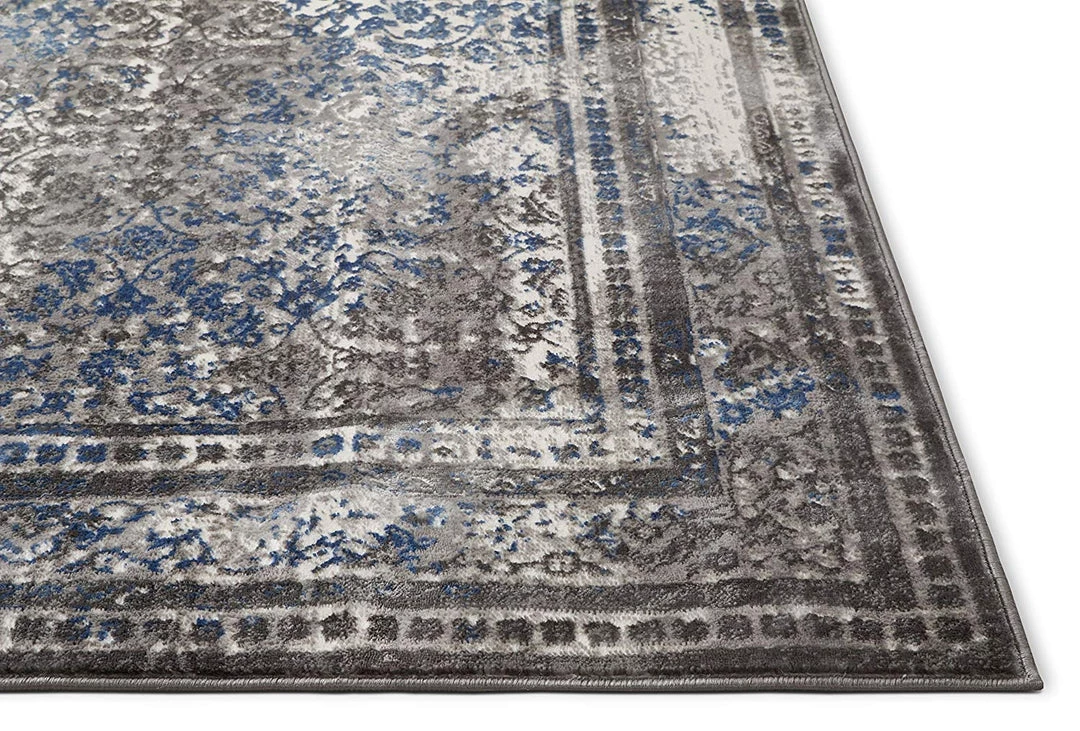 Well Woven Mante Grey & Blue Modern Sarouk Vintage Modern Distressed Persian Design Grey Blue Area Rug All Area Rugs And Runners 5 Well Woven Mante Grey & Blue Modern Sarouk Vintage Modern Distressed Persian Design Grey Blue Area Rug All Area Rugs And Runners