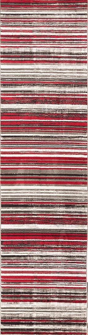 Well Woven All Area Rugs And Runners Modern Distressed Geo Stripes Red Area Rug 1 Well Woven All Area Rugs And Runners Modern Distressed Geo Stripes Red Area Rug