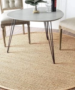 FAS All Area Rugs And Runners Premium Seagrass Natural Beige Area Rug