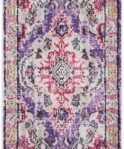 FAS Distressed Violet Fuchsia Soft Area Rug All Area Rugs And Runners