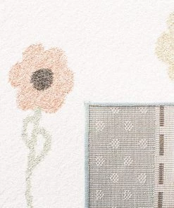 Safavieh All Area Rugs And Runners Carousel Kids Collection CRK120A Animal Nursery Playroom Area Rug,Ivory