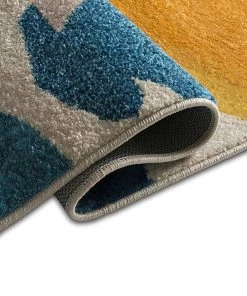 WW Floral Blue Yellow Purple Multi-color Area Rug All Area Rugs And Runners