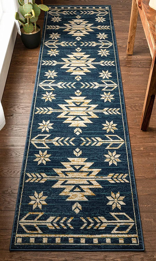 Well Woven Canton Blue Southwestern Medallion Area Rug All Area Rugs And Runners 8 Well Woven Canton Blue Southwestern Medallion Area Rug All Area Rugs And Runners
