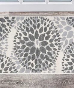 WRG Floral Gray/Grey Off-white Area Rug All Area Rugs And Runners