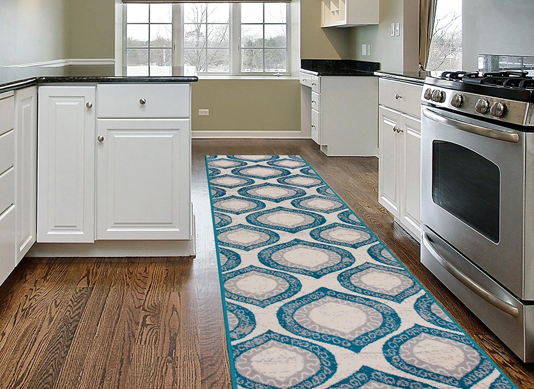 WRG All Area Rugs And Runners Trellis Cream Teal Blue Area Rug 2 WRG All Area Rugs And Runners Trellis Cream Teal Blue Area Rug