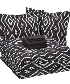 Modern Rugs And Decor 5-Piece Light-Weight Microfiber Bed-In-A-Bag Comforter Bedding Set