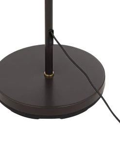 Lamp Plus Modern/ Geometric Rugs Zema Bronze Adjustable Pharmacy Swing Arm Modern LED Floor Lamp