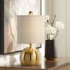 Wildwood 11 1/2" High Brushed Brass Ball Accent Table Lamp