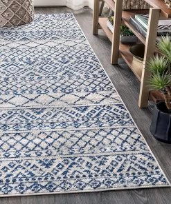 JONATHAN All Area Rugs And Runners Moroccan HYPE Boho Vintage Tribal Cream/Blue Soft Area Rug Cream/blue 14 JONATHAN All Area Rugs And Runners Moroccan HYPE Boho Vintage Tribal Cream/Blue Soft Area Rug Cream/blue