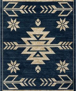 Well Woven Canton Blue Southwestern Medallion Area Rug All Area Rugs And Runners