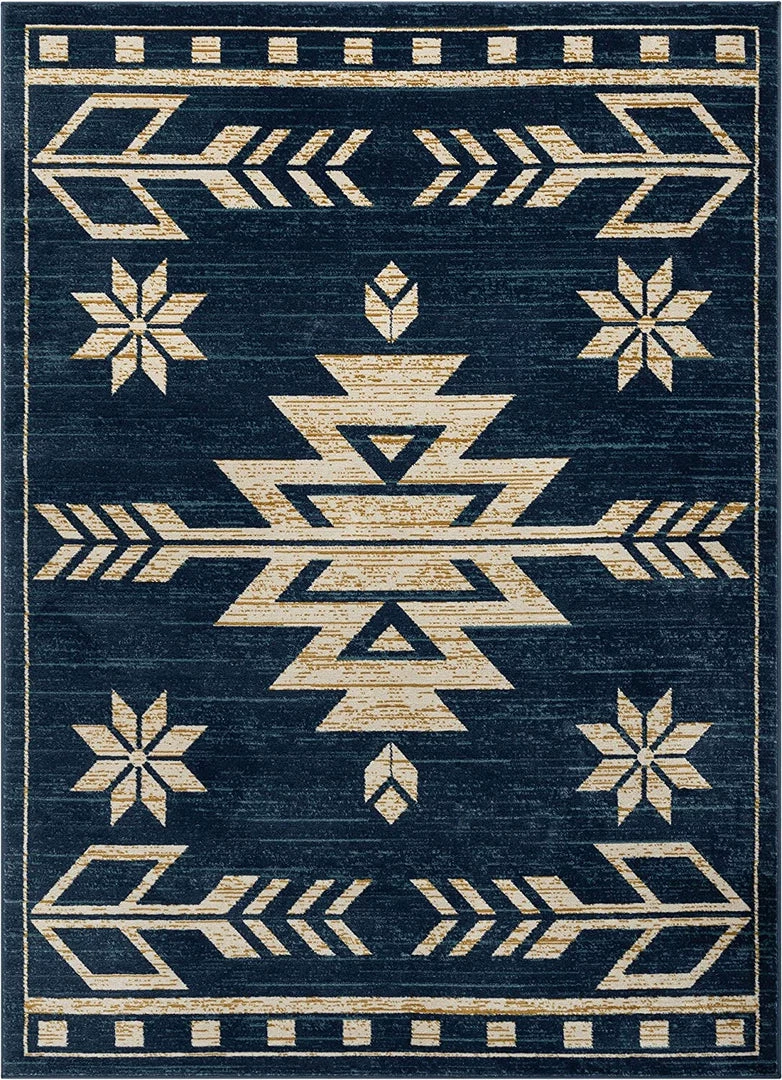 Well Woven Canton Blue Southwestern Medallion Area Rug All Area Rugs And Runners 2 Well Woven Canton Blue Southwestern Medallion Area Rug All Area Rugs And Runners