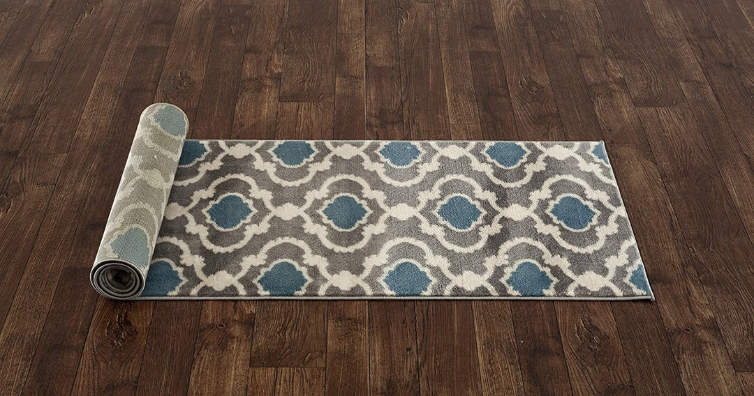 WRG All Area Rugs And Runners Trellis Grey Blue Indoor Area Rug 6 WRG All Area Rugs And Runners Trellis Grey Blue Indoor Area Rug