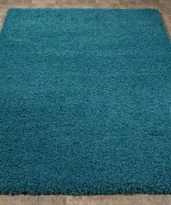 WW Plain Shag Area Rugs - Multiple Colors And Sizes