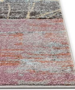 Well Woven All Area Rugs And Runners Carrao Soft Pastel Multi Color Boxes & Squares Geometric Area Rug