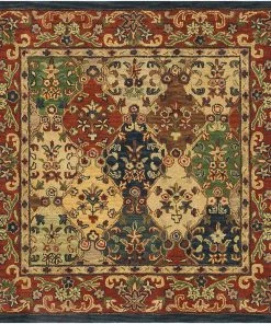 Modern Rugs And Decor Handmade Traditional Oriental Premium Wool Area Rug, Beige / Burgundy All Area Rugs And Runners