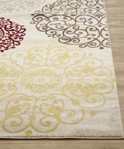 WRG All Area Rugs And Runners Floral Cream Brown Red Area Rugs 12 WRG All Area Rugs And Runners Floral Cream Brown Red Area Rugs