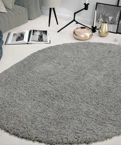 WW Plain Shag Area Rugs - Multiple Colors And Sizes