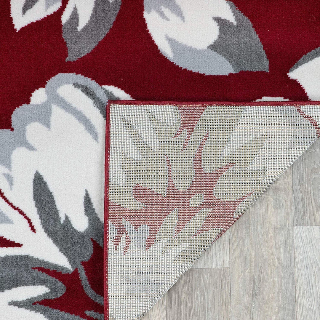 WRG All Area Rugs And Runners Floral Burgundy White Black Gray Area Rugs 8 WRG All Area Rugs And Runners Floral Burgundy White Black Gray Area Rugs