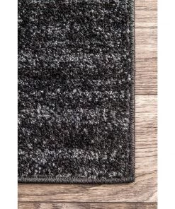 FAS Stripes Dark Gray Soft Area Rugs All Area Rugs And Runners