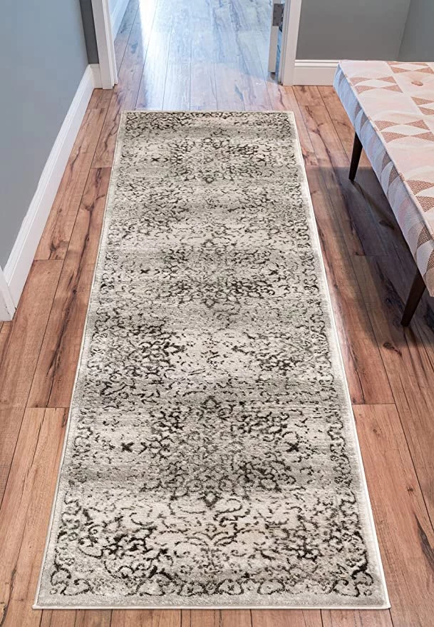 Well Woven Coverly Grey & Beige Vintage Medallion Traditional Persian Oriental Plush Shed 6 Well Woven Coverly Grey & Beige Vintage Medallion Traditional Persian Oriental Plush Shed