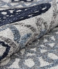 Well Woven Elsa Blue Geometric Tilework Pattern Area Rug All Area Rugs And Runners