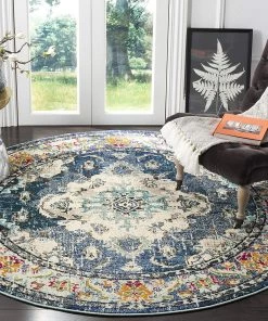 FAS Distressed Navy Light Blue Soft Area Rug 17 FAS Distressed Navy Light Blue Soft Area Rug