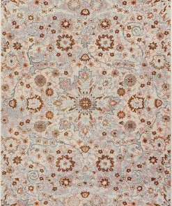 WW Vintage Floral Medallion Gray/Grey Copper Area Rugs All Area Rugs And Runners