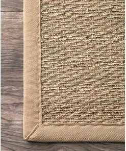 FAS All Area Rugs And Runners Premium Seagrass Natural Beige Area Rug