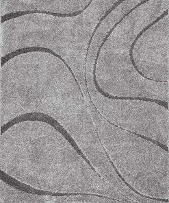 FAS Dark Gray Soft Plush Shag Area Rug