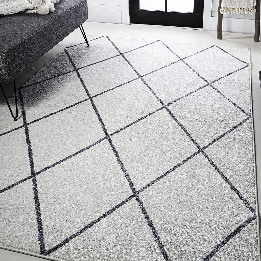 JONATHAN Y Minimalist Diamond Trellis Soft Area Rug Bedroom Kitchen Multi/White All Area Rugs And Runners 34 JONATHAN Y Minimalist Diamond Trellis Soft Area Rug Bedroom Kitchen Multi/White All Area Rugs And Runners