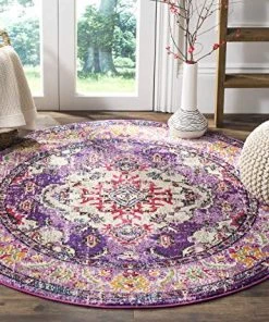FAS Distressed Violet Fuchsia Soft Area Rug All Area Rugs And Runners