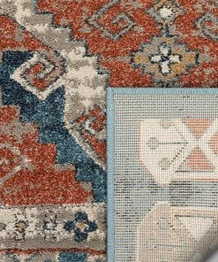 Well Woven Kete Rust Red Tribal Medallion Area Rug All Area Rugs And Runners